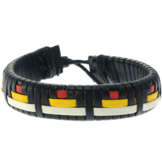 Lederarmband aus Rindsleder . 7 cm