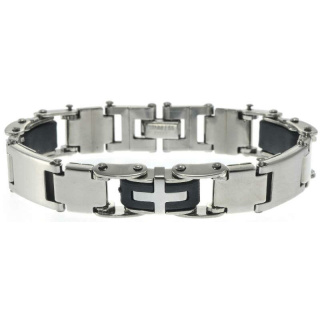 Gliederarmband Edelstahl . 7 cm