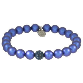 Armband Pave Swarovski® Swaro Pearl Iridescent Dark Blue...